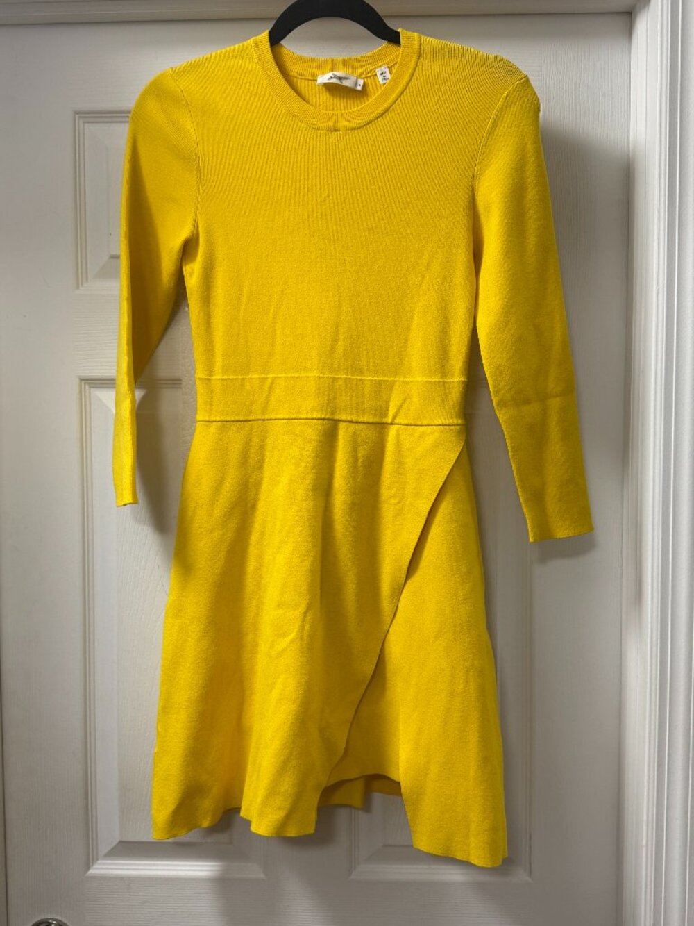 A.L.C. Hadley Lemon soft knit long sleeve designer dress size Medium